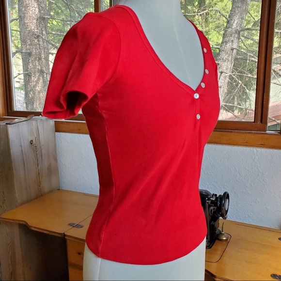 Ethos Paris Organic Hanley-Style Top size Small - Picture 3 of 4